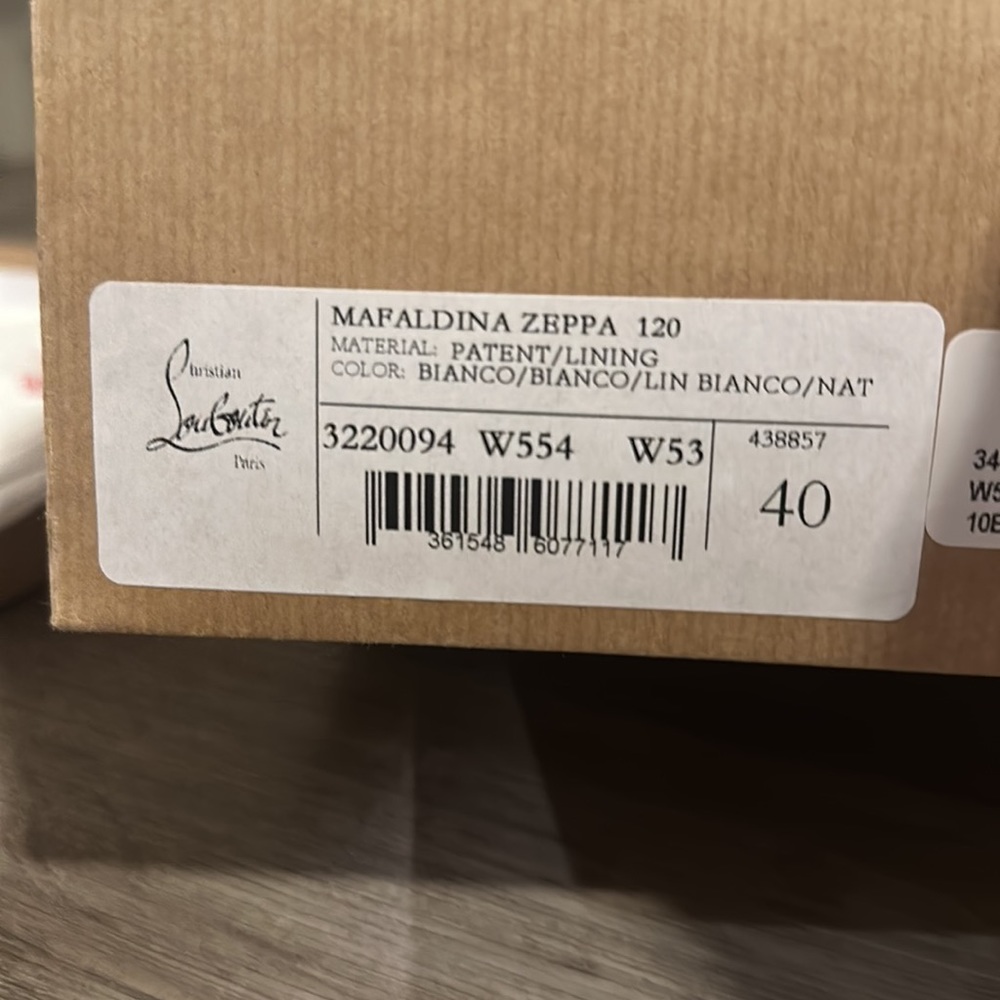 Mafaldina Zeppa Patent White Wedges - Picture 6 of 6